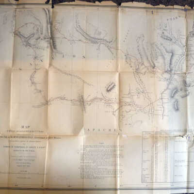 Three Maps Liberia 1850, Louisiana1 849 Indians of New Mexico 1849
