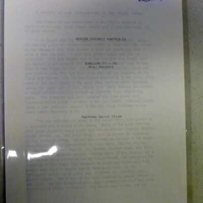 Senior Project Portfolio