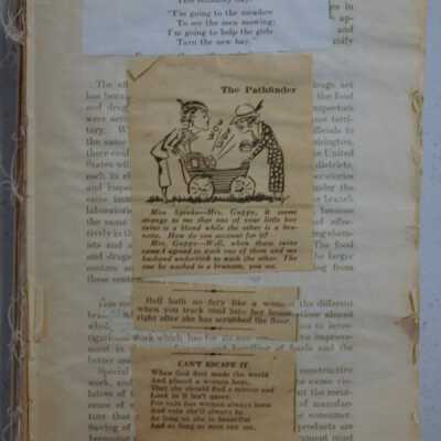 Farmers Book used as Scrape Book by Luna Leavitt