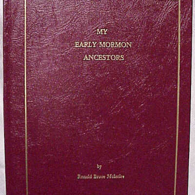 My Early Mormon Ancestors