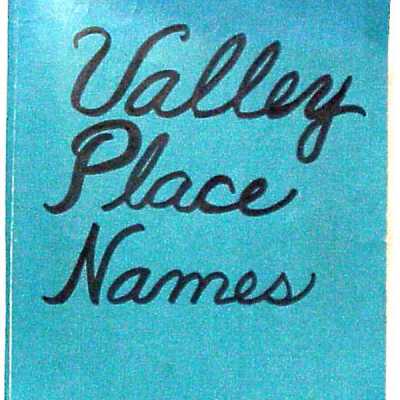 Valley Place Names