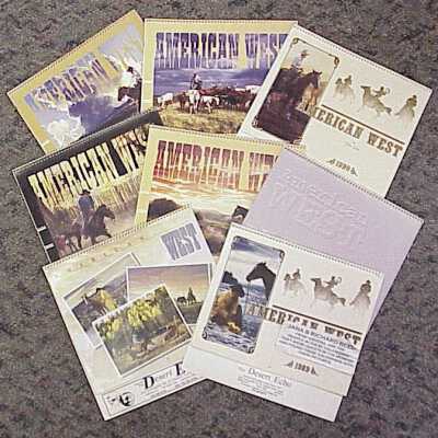 (8) American West Calendars