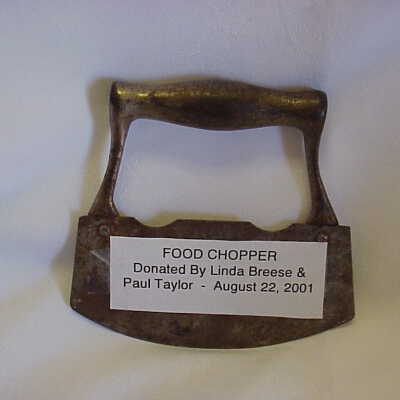 Chopper, Food