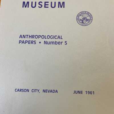Nevada State Museum Anthropological papers number 5