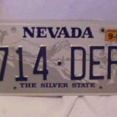 Plate, License