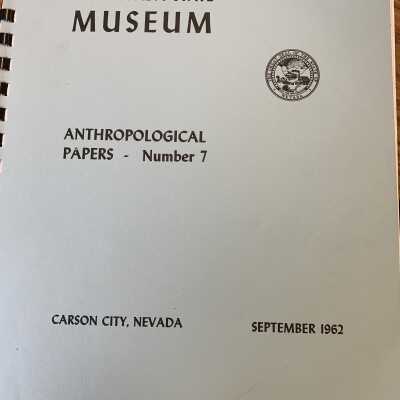 Nevada State Museum Anthropological papers number 7