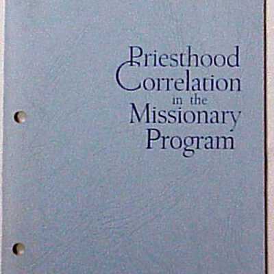 Priesthood Missionary Program