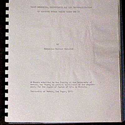 Basic Magnesium Inc. and Industrialization of Southern Nevada during World War II