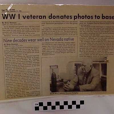 Newspaper Article Howard Pulsipher