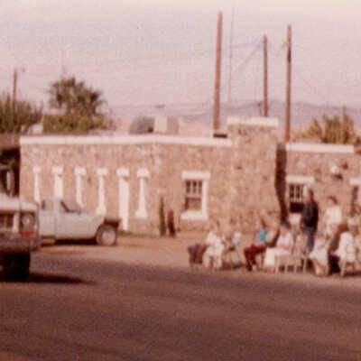 Library/Museum being build by NYA circa 1938-1940