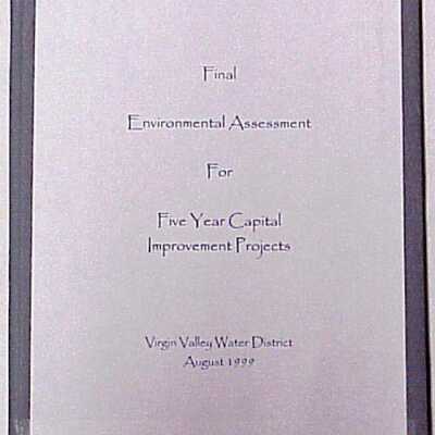 Final Environmental Assessment for a Five Year Capitol Improvement