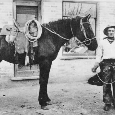 Lamond Hughes with horse