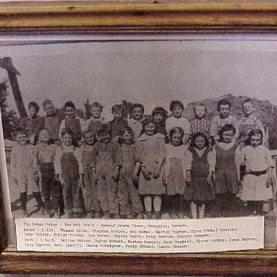1919-1920 2nd grade class at Mesquite, Nv