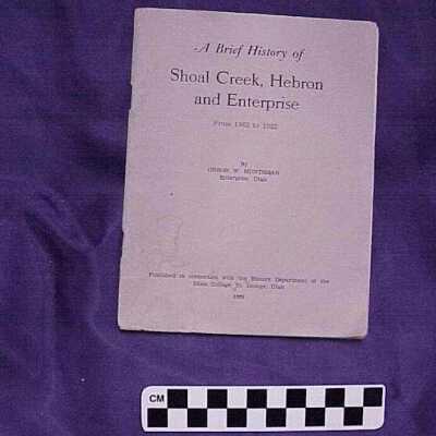 A Brief History of Shoal Creek, Hebron and Enterprise