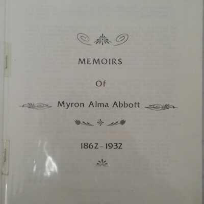 Memoirs of Myron Alma Abbott