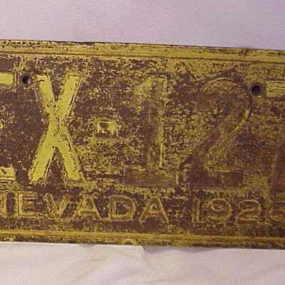 Plate, License