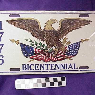 Plate, License