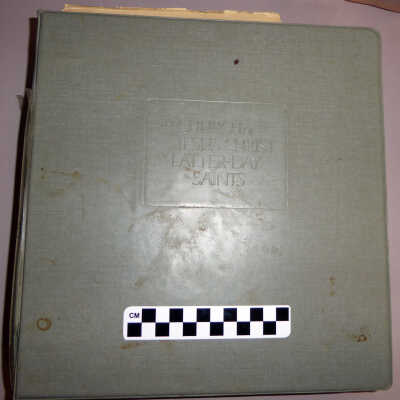 Notebook of Funeral clippings