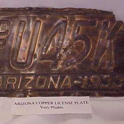 Plate, License