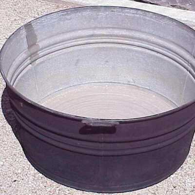 Wash tub Galvanized