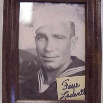 Fay Leavitt in Navy Uniform