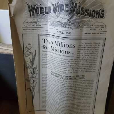 Worldwide Missions Newspaper 1898-1900
