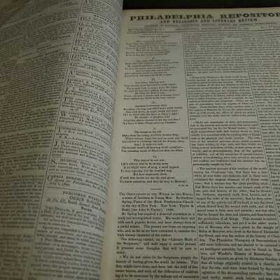 Philadelphia Repository Magazine 1840-1842
