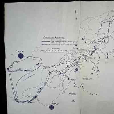 Continental Map of N-W Europe