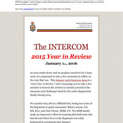 Intercom - January 2016