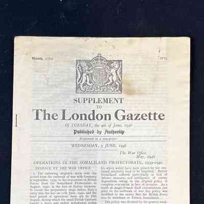 Supplement to The London Gazette - 4 June 1946