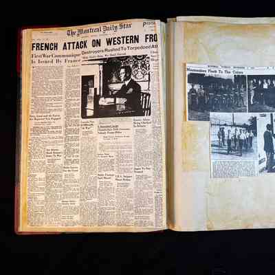 Scrapbook - RMR Press Clippings - 1939-1945