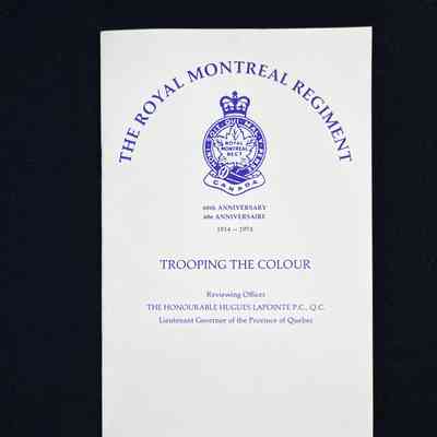 60th Anniversary Trooping the Colour booklet (1974)