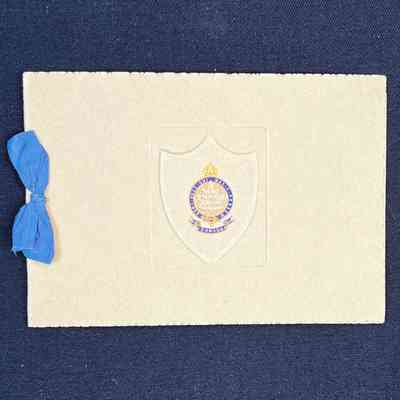 Christmas and New Years Card, 1915-1916