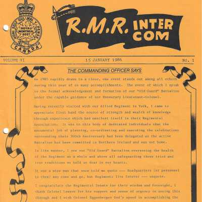 Intercom - January 1986