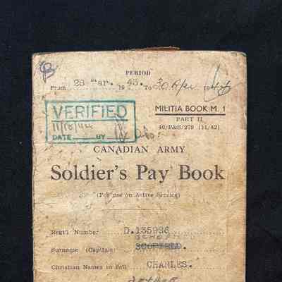Soldier's Pay Book, 1943-1944