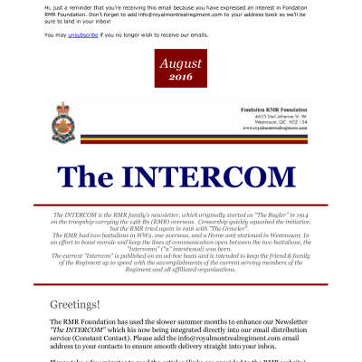 Intercom - August 2016