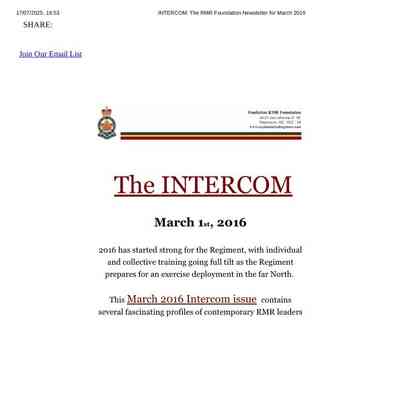INTERCOMN - March 2016