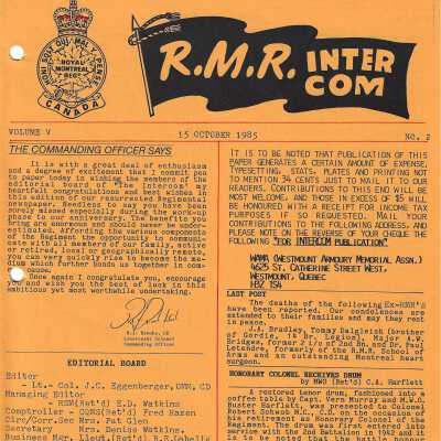 Intercom - October 1985