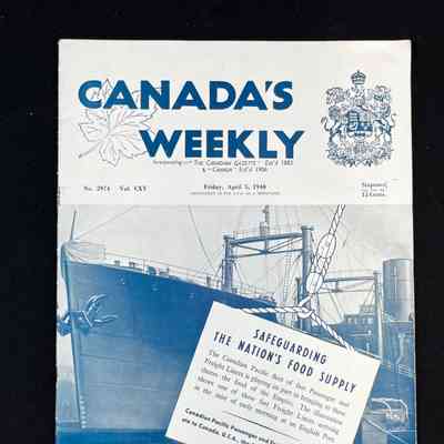 Canada's Weekly, April 5, 1940.