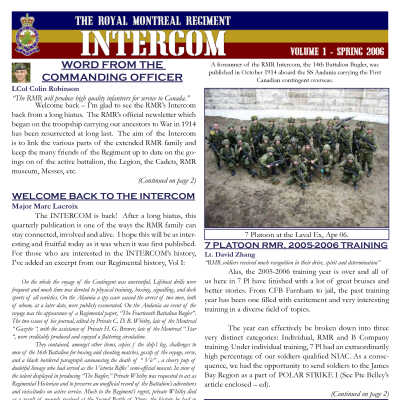 Intercom - Spring 2006