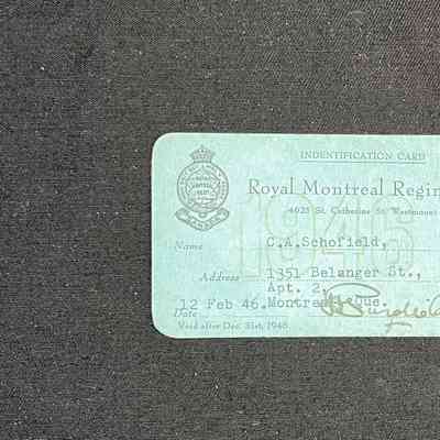 RMR Identification Card