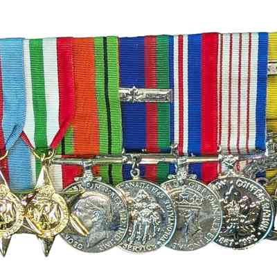 Major P.H. Barre's WWII Medals