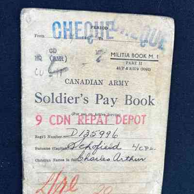 Soldier's Pay Book, 1943-1945