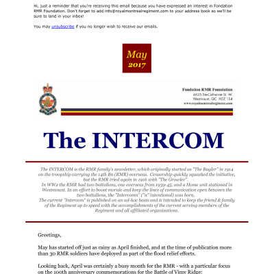 Intercom - May 2017