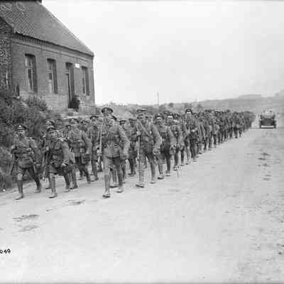 Photo - RMR marching in uniform