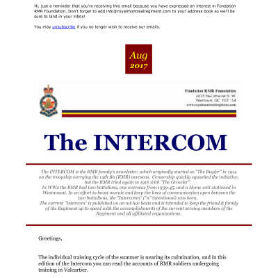 Intercom - August 2017