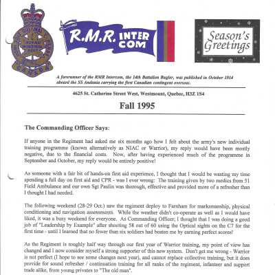 Intercom - Fall 1995