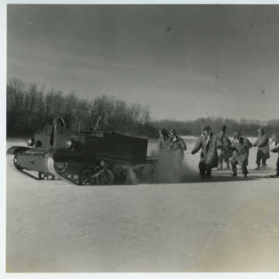 Skiing In The Snow