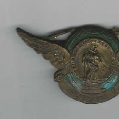 Winged Saint Christopher Medal