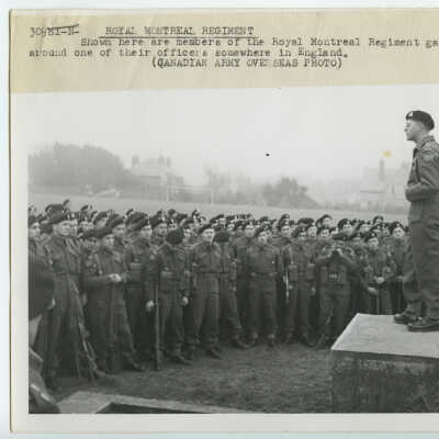 The Commanding Officer Delivers the Bad News